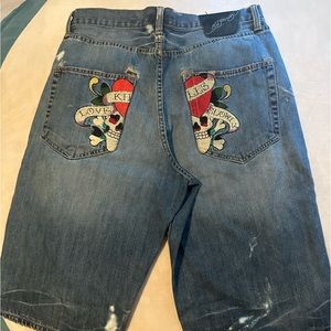 Vintage Ed hardy jorts